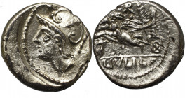 Roman Republic, L. Julius Caesar, Denarius (103 BC)