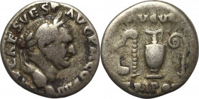 Roman Empire, Vespasianus, Denarius