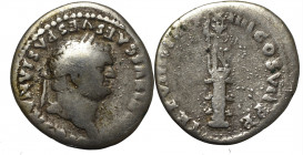 Roman Empire, Titus, Denarius