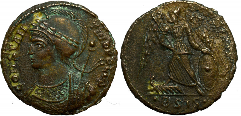 Cesarstwo Rzymskie, Konstantyn I, Follis Siscia - Konstantynopol Ładny egzemplar...