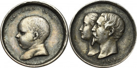 France, Medal 1856 for dauphins birth