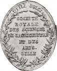 France - Société Royale des Sciences, de l'Agriculture et des Arts de Lille (1829) (Tin, 5.95 gr, 30 mm). Extremely Fine.
