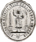 France - Soeurs de l'Instruction Charitable de Jésus (Lille) (Tin, 1.27 gr, 22 mm). Very Fine.