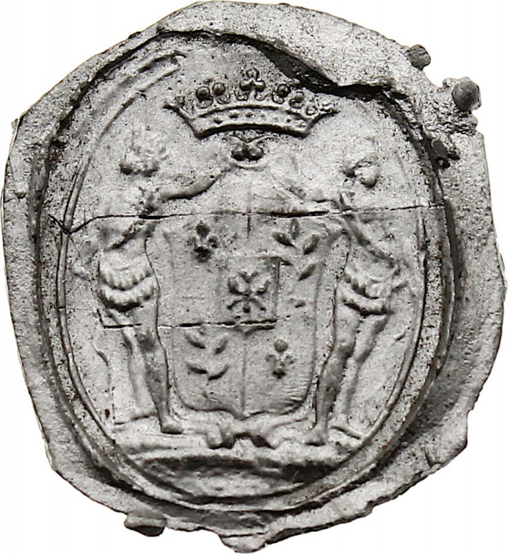France - Uniface Tin Plaquette (Tin, 8.49 gr, 28 mm). Very Fine.