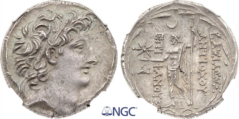 GREEK. SELEUCID KINGDOM. Antiochos VIII, Tetradrachm (circa 121-96 BC) (Silver, ...