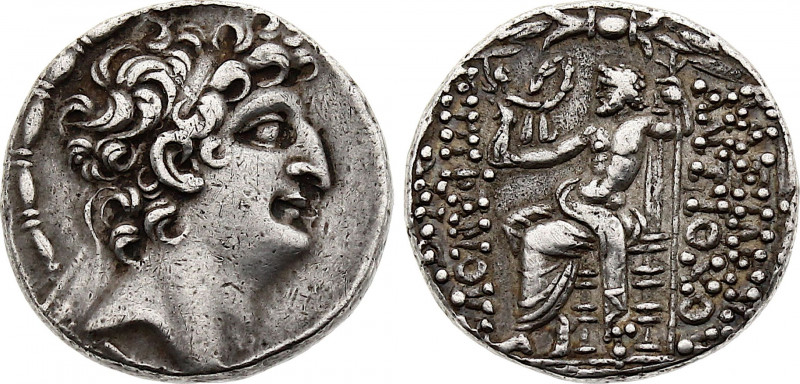 GREEK. SELEUCID KINGDOM. Antiochos VIII, Tetradrachm (circa 121-97 BC) (Silver, ...