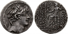 GREEK. SELEUCID KINGDOM. Antiochos X, Tetradrachm (circa 94-83 BC) (Silver, 15.71 gr, 27 mm) Extremely Fine.
