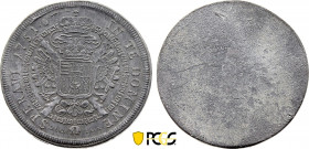 Belgium - Brabant - Maria Theresa (1740-1780), Uniface Reverse Tin Trial Ducaton 1751 (Antwerp mint) (Tin, 46.97 gr, 45 mm) Vanhoudt cfr. 844. PCGS SP...