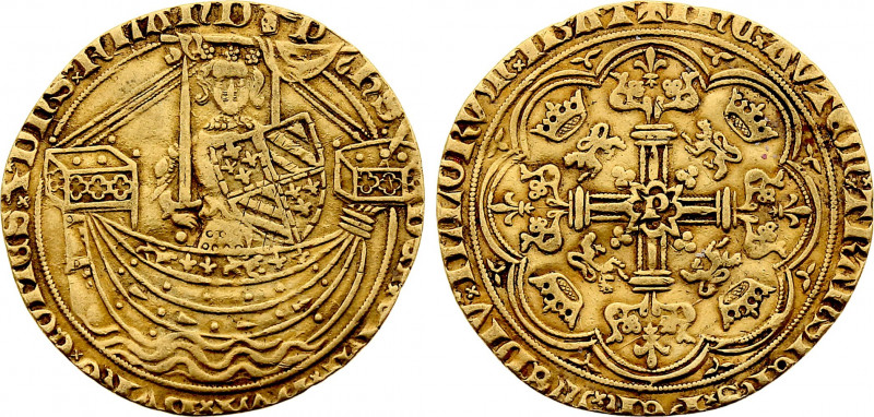 Belgium - Flanders - Philip the Bold (1384-1404), Noble (1388-1404) (Bruges mint...