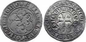 Belgium - Hainaut - Guillaume I (1304-1337), Gros Tournois (Guillemot) (1306-1309) (Valenciennes mint) (Silver, 3.71 gr, 26 mm) VH G 466, Chalon 53, L...