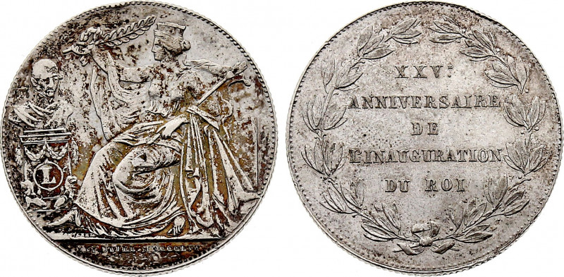 Belgium - Leopold I (1831-1865), Module of 2 Francs 1856 (Silver, 10.00 gr, 27 m...