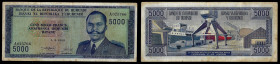 Burundi - Banque de la République, 5000 Francs 01.04.1968. Pick 26a. Extremely Fine.