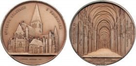 Norway - Saint Olaf's Cathedral at Trondheim 1862, Wiener (Bronze, 98.22 gr, 60 mm) Van Hoydonck 192. Extremely Fine.

The Royal Mint of Belgium, Fede...
