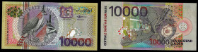 Suriname - 10000 Gulden 01.01.2000. Pick 153. About Uncirculated.