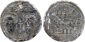Vatican - Innocent IV (1243-1254), Bulla (1243-1254), Lead (Lead, 45.74 gr, 39 mm) Very Fine.