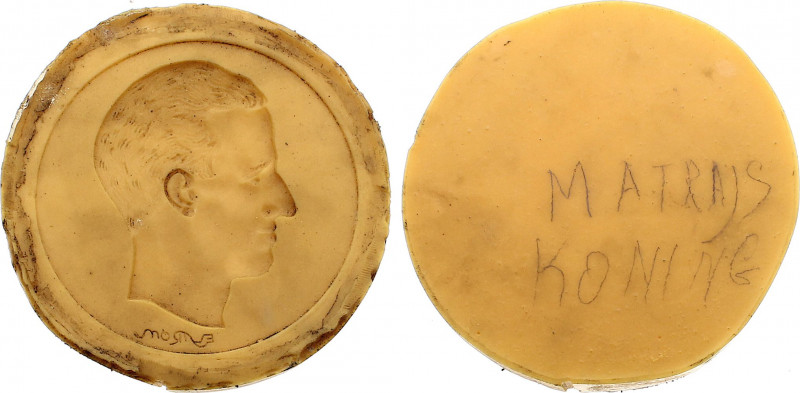 Belgium - Baudouin I (1951-1993), 20 Francs ND (1980) Obverse Negative Epoxy Mol...
