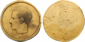 Belgium - Baudouin I (1951-1993), 20 Francs ND (1980) Obverse Positive Epoxy Mold from Harry Elström (Epoxy, 227 gr, 15 cm, 15 mm thick) cfr. KM 159 a...