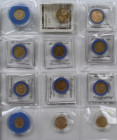 Alle Welt: Lot 12 Goldmünzen, dabei: USA 1/10 OZ Eagle, Österreich-Ungarn 2 x 10 Corona, Frankreich 2 x 10 FRF, Norwegen 10 Kronor, Dänemark 10 Kroner...