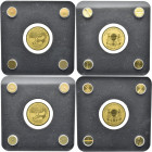 Tschad: 2 x 3.000 Francs 2019 aus der Serie Kleinste Goldmünzen der Welt. Motiv Panda. Je 1/500 OZ 999/1000 Gold.
 [zzgl. 0 % MwSt.]
Gebotslos, Zusc...