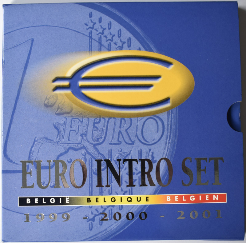 Belgien: Introset - Kursmünzensatz 1999-2000-2001 / Tripple Set. Beinhaltet die ...