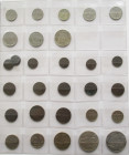 Estland: Kleines Lot mit 29 Münzen angefangen mit der Mark Währung 1922-1925, sowie Sent bis Krooni der Periode 1929-1935.
 [differenzbesteuert]
