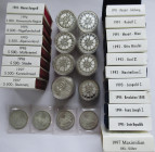 Österreich: Sammlung Österreichischer 100er (16) und 500er (45 Ag + 1 Au) Gedenkmünzen. Überwiegend höchste Qualität polierte Platte.
 [differenzbest...