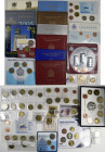 Euromünzen: Kleinstaaten Lot, dabei lose Münzen und KSM aus den begehrten Ländern Vatikan, San Marino, Monaco und Andorra.
 [differenzbesteuert]