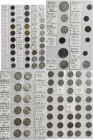 Deutschland: 7 Albenblätter mit Münzen aus verschiedenen Epochen Deutschlands. Dabei ein paar wenige Münzen vor 1800, bisschen RDR, weitere Münzen aus...