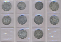 Altdeutschland und RDR 1800 - 1871: Kleines Lot 5 Münzen, dabei aus Hessen Gulden 1841, Taler 1862 und 1864, aus Hannover Taler 1847 und 1863. Diverse...