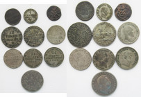 Altdeutschland und RDR 1800 - 1871: Kleines Lot 10 Münzen, nicht näher bestimmt, dabei Talerstücke, Groschen bis zum ½ Gulden 1848 aus Baden.
 [diffe...
