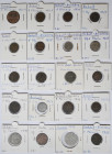 Anhalt-Bernburg: Lot mit 20 Münzen aus Anhalt von 1746-1867. Überwiegend Pfennignominale, auch 2 x 1/24 und 2x 1/6 Taler dabei. Alle Münzen sind in Rä...