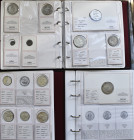 Preußen: Auf 3 Alben verteilte Sammlung ”Die Original-Münzen des Königreiches Preußen 1701-1918”. Die Alben beinhalten insgesamt 69 Münzen der genannt...
