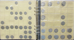 Umlaufmünzen 1 Pf. - 1 Mark: Album mit Kleinmünzen des Deutschen Kaiserreiches. Der Sammler hat liebevoll nach Jahrgängen und Buchstaben seine Sammlun...