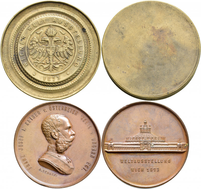 Medaillen alle Welt: Österreich-Kaiserreich, Franz Joseph I. 1848-1916: Bronzeme...