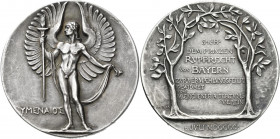 Medaillen Deutschland - Personen: Ruprecht von Bayern. Silbermedaille 1900 von H. Netzer Auf die Hochzeit von Prinz Rupprecht von Bayern mit Herzogin ...