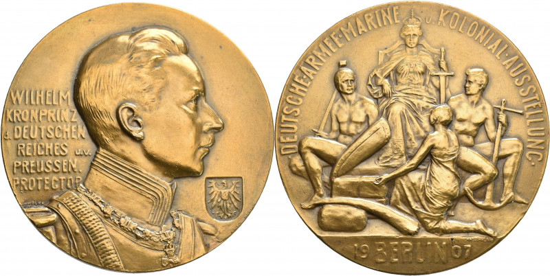 Medaillen Deutschland - Geographisch: Berlin: Bronzemedaille 1907 vom A.M. Wolff...