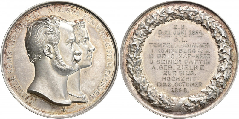 Medaillen Deutschland - Geographisch: Brandenburg-Preußen, Wilhelm I., 1861-1888...