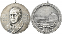 Medaillen Deutschland - Geographisch: Reutlingen: Silbermedaille 1924, geprägt bei Mayer & Wilhelm Stuttgart, auf den Oberschützenmeister Richard Amme...