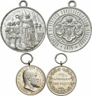 Orden & Ehrenzeichen: Württemberg, Wilhelm II. 1891-1918: Tragbare silberne MVM ”Für Tapferkeit und Treue” (OEK 3035) von K. Schwenzer, mit original T...
