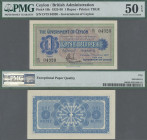 Ceylon: The Government of Ceylon 1 Rupee October 1st 1925, P.16b, excellent original shape and PMG graded 50 About Uncirculated EPQ.
 [zzgl. 19 % MwS...