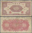 China: Bank of Dung Bai 10 Yuan 1945 P. S3729A in condition: F-.
 [differenzbesteuert]