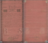 Poland: Bilet Skarbowy 100 Zlotych 1794, P.A5, exceptional nice condition, previously mounted with remnants of glue on back, thinning paper at the cor...