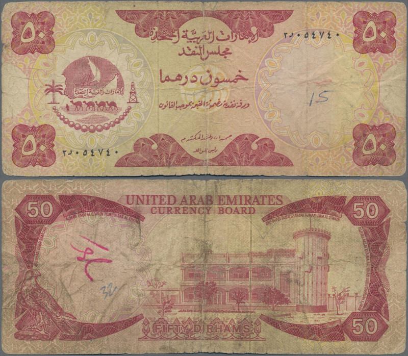 United Arab Emirates: United Arab Emirates Currency Board 50 Dirhams ND(1973), P...