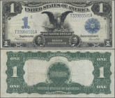 United States of America: United States Treasury – Silver Certificate 1 Dollar 1899 with blue seal and signatures: Speelman & White, P.338c, crisp pap...