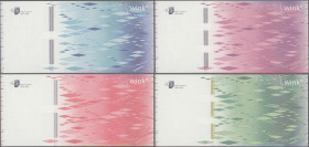Testbanknoten: This folder of Arjowiggins contains a full set of 5 test notes in different colors with the incorporation of the ”Wink Thread” security...