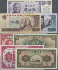 China: Nice collection with 143 banknotes Asia with duplicates, with a main focus on Chinese banknotes but also included some notes from Cambodia, Hon...