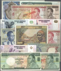 Congo: about 300 banknotes containing the following Pick numbers in different quantities and qualities: Congo Dem Rep: P. 1, 2, 4-6, 8-15, 13s, 14s, 1...
