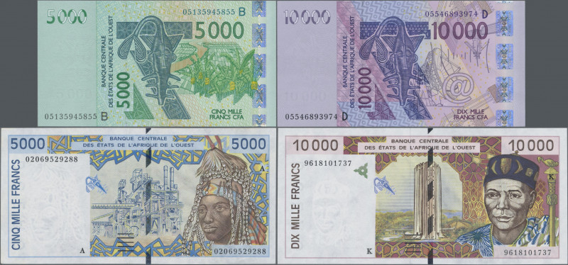 West African States: Banque Centrale des États de l'Afrique de l'Ouest, lot with...