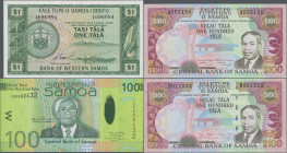 Western Samoa: Western Samoa and Central Bank of Samoa, lot with 19 banknotes series 1967 – 2008, comprising 1 Tala 1967 (P.16d, UNC), 1 Tala 1980 (P....