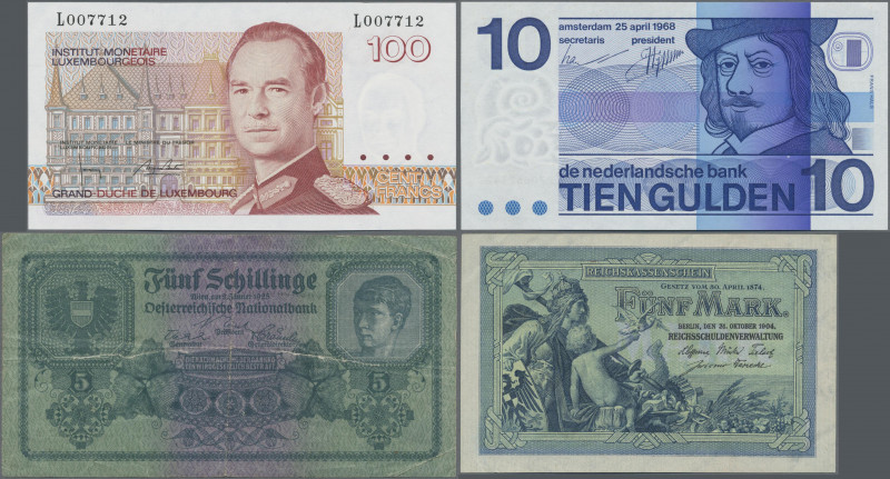 Alle Welt: Giant lot with more than 1000 banknotes from all over the world with ...
